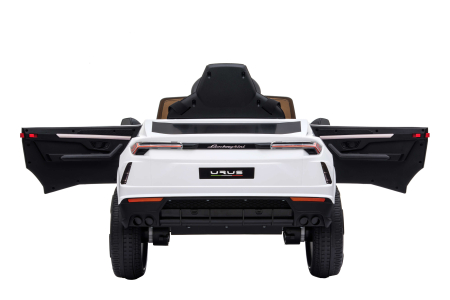 Masinuta electrica Lamborghini Urus, 12V, roti cauciuc EVA, scaun piele ecologica, alb [10]