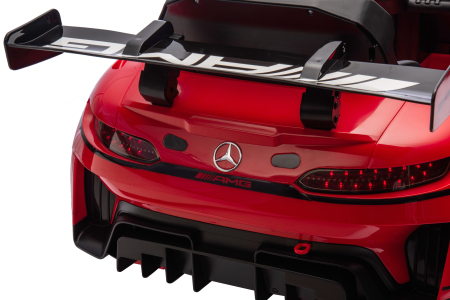 Masinuta electrica Premier Mercedes Benz AMG GT3, 12V, roti cauciuc EVA, scaun piele ecologica, rosu [15]