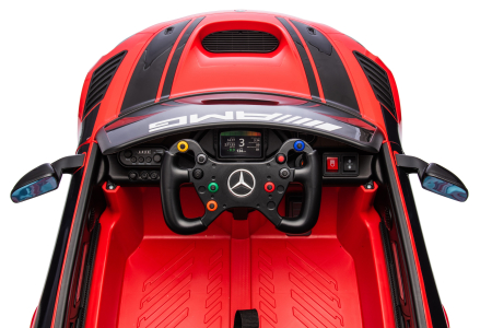 Masinuta electrica Premier Mercedes Benz AMG GT3, 12V, roti cauciuc EVA, scaun piele ecologica, rosu [18]