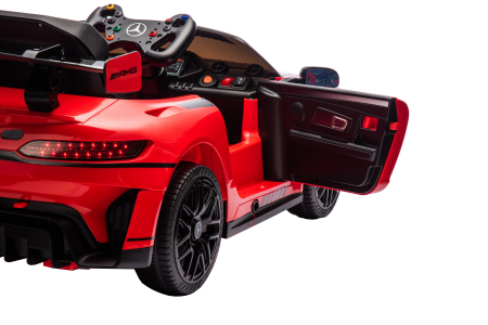 Masinuta electrica Premier Mercedes Benz AMG GT3, 12V, roti cauciuc EVA, scaun piele ecologica, rosu [11]