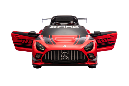 Masinuta electrica Premier Mercedes Benz AMG GT3, 12V, roti cauciuc EVA, scaun piele ecologica, rosu [8]