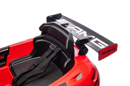 Masinuta electrica Premier Mercedes Benz AMG GT3, 12V, roti cauciuc EVA, scaun piele ecologica, rosu [22]