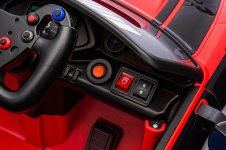 Masinuta electrica Premier Mercedes Benz AMG GT3, 12V, roti cauciuc EVA, scaun piele ecologica, rosu [16]