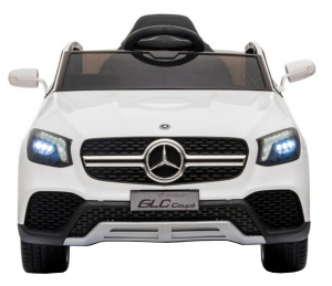 Masinuta electrica Premier Mercedes GLC Concept Coupe, 12V, roti cauciuc EVA, scaun piele ecologica, alb [5]