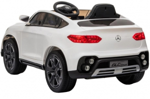 Masinuta electrica Premier Mercedes GLC Concept Coupe, 12V, roti cauciuc EVA, scaun piele ecologica, alb [6]