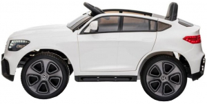 Masinuta electrica Premier Mercedes GLC Concept Coupe, 12V, roti cauciuc EVA, scaun piele ecologica, alb [2]