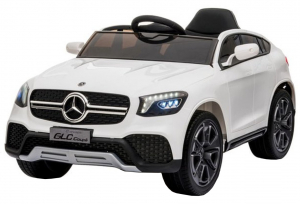 Masinuta electrica Premier Mercedes GLC Concept Coupe, 12V, roti cauciuc EVA, scaun piele ecologica, alb [0]