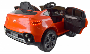 Masinuta electrica Premier Mercedes GLC Concept Coupe, 12V, roti cauciuc EVA, scaun piele ecologica, rosu [1]