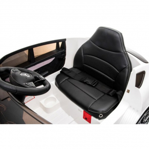 Masinuta electrica Premier Mercedes GLC Concept Coupe, 12V, roti cauciuc EVA, scaun piele ecologica, alb [3]