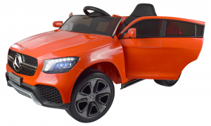 Masinuta electrica Premier Mercedes GLC Concept Coupe, 12V, roti cauciuc EVA, scaun piele ecologica, rosu [5]