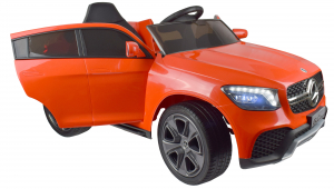 Masinuta electrica Premier Mercedes GLC Concept Coupe, 12V, roti cauciuc EVA, scaun piele ecologica, rosu [17]