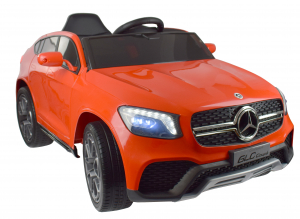 Masinuta electrica Premier Mercedes GLC Concept Coupe, 12V, roti cauciuc EVA, scaun piele ecologica, rosu [11]