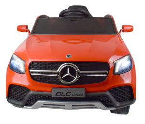 Masinuta electrica Premier Mercedes GLC Concept Coupe, 12V, roti cauciuc EVA, scaun piele ecologica, rosu [10]