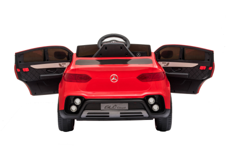 Masinuta electrica Premier Mercedes GLC Concept Coupe Facelift, 12V, roti cauciuc EVA, scaun piele ecologica, rosu [15]