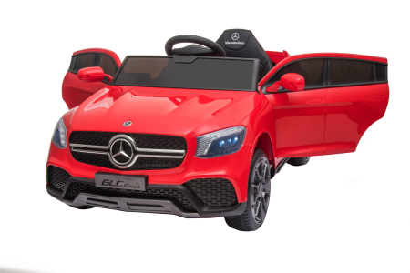 Masinuta electrica Premier Mercedes GLC Concept Coupe Facelift, 12V, roti cauciuc EVA, scaun piele ecologica, rosu [16]