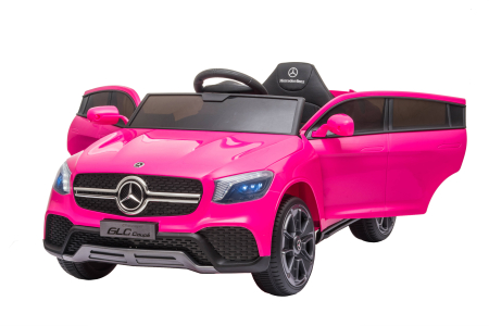 Masinuta electrica Premier Mercedes GLC Concept Coupe Facelift, 12V, roti cauciuc EVA, scaun piele ecologica, roz [12]