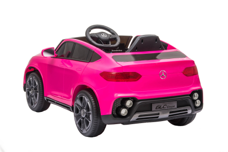 Masinuta electrica Premier Mercedes GLC Concept Coupe Facelift, 12V, roti cauciuc EVA, scaun piele ecologica, roz [5]