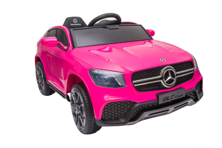 Masinuta electrica Premier Mercedes GLC Concept Coupe Facelift, 12V, roti cauciuc EVA, scaun piele ecologica, roz [21]