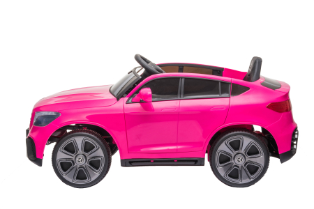 Masinuta electrica Premier Mercedes GLC Concept Coupe Facelift, 12V, roti cauciuc EVA, scaun piele ecologica, roz [4]
