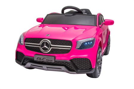 Masinuta electrica Premier Mercedes GLC Concept Coupe Facelift, 12V, roti cauciuc EVA, scaun piele ecologica, roz [18]