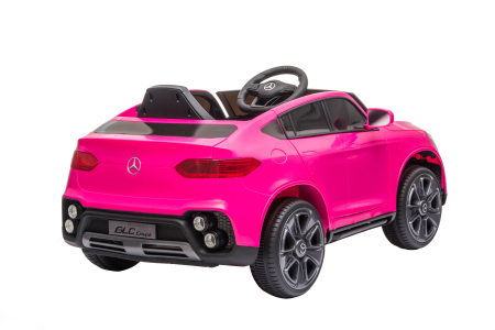 Masinuta electrica Premier Mercedes GLC Concept Coupe Facelift, 12V, roti cauciuc EVA, scaun piele ecologica, roz [8]