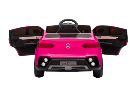Masinuta electrica Premier Mercedes GLC Concept Coupe Facelift, 12V, roti cauciuc EVA, scaun piele ecologica, roz [14]