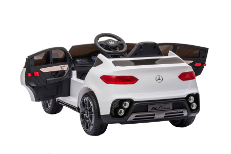 Masinuta electrica Premier Mercedes GLC Concept Coupe Facelift, 12V, roti cauciuc EVA, scaun piele ecologica, alb [11]