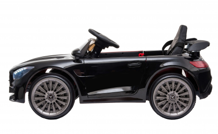 Masinuta electrica Premier Mercedes GT-R, 12V, roti cauciuc EVA, scaun piele ecologica, negru [5]