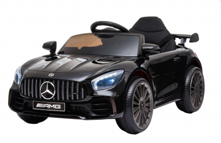 Masinuta electrica Premier Mercedes GT-R, 12V, roti cauciuc EVA, scaun piele ecologica, negru [3]