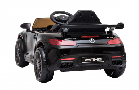 Masinuta electrica Premier Mercedes GT-R, 12V, roti cauciuc EVA, scaun piele ecologica, negru [8]
