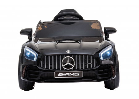 Masinuta electrica Premier Mercedes GT-R, 12V, roti cauciuc EVA, scaun piele ecologica, negru [1]
