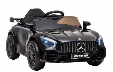 Masinuta electrica Premier Mercedes GT-R, 12V, roti cauciuc EVA, scaun piele ecologica, negru [11]