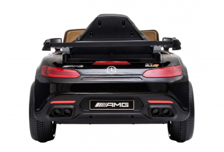 Masinuta electrica Premier Mercedes GT-R, 12V, roti cauciuc EVA, scaun piele ecologica, negru [9]