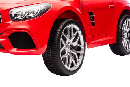 Masinuta electrica Premier Mercedes SL500, 12V, roti cauciuc EVA, scaun piele ecologica, rosu [9]