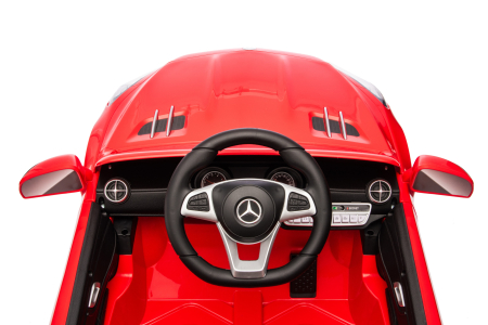 Masinuta electrica Premier Mercedes SL500, 12V, roti cauciuc EVA, scaun piele ecologica, rosu [11]