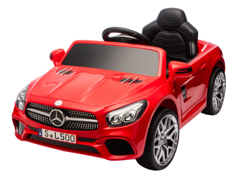 Masinuta electrica Premier Mercedes SL500, 12V, roti cauciuc EVA, scaun piele ecologica, rosu [8]