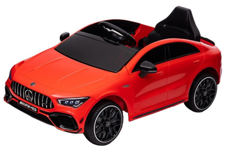 Masinuta electrica Premier 4x4 Mercedes CLA-45, 12V, roti cauciuc EVA, scaun piele ecologica, rosu [6]