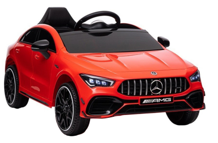 Masinuta electrica Premier 4x4 Mercedes CLA-45, 12V, roti cauciuc EVA, scaun piele ecologica, rosu [4]