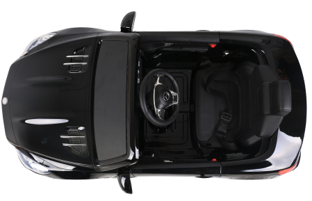 Masinuta electrica Premier Mercedes SL500, 12V, roti cauciuc EVA, scaun piele ecologica, negru [7]