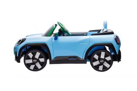 Masinuta electrica Premier Mini Concept Aceman, 12V, roti cauciuc EVA, scaun piele ecologica, albastru [6]