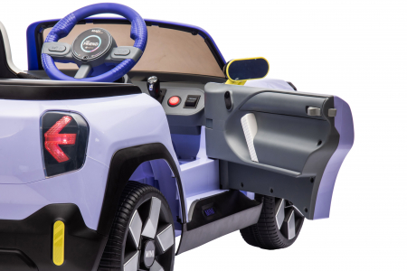 Masinuta electrica Premier Mini Concept Aceman, 12V, roti cauciuc EVA, scaun piele ecologica, mov [16]