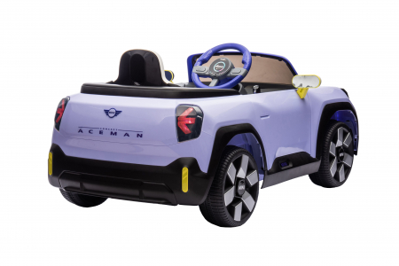 Masinuta electrica Premier Mini Concept Aceman, 12V, roti cauciuc EVA, scaun piele ecologica, mov [9]