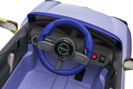Masinuta electrica Premier Mini Concept Aceman, 12V, roti cauciuc EVA, scaun piele ecologica, mov [37]