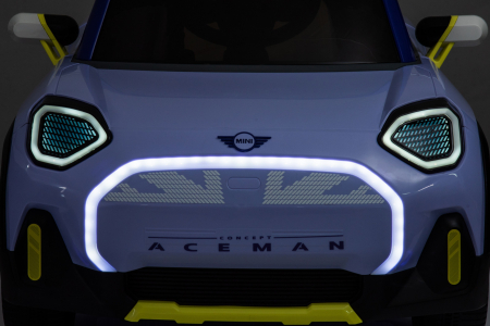 Masinuta electrica Premier Mini Concept Aceman, 12V, roti cauciuc EVA, scaun piele ecologica, mov [17]