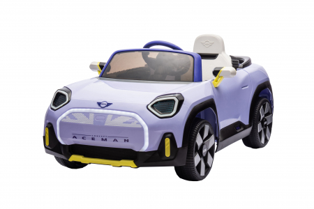 Masinuta electrica Premier Mini Concept Aceman, 12V, roti cauciuc EVA, scaun piele ecologica, mov [4]