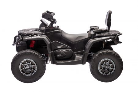 ATV electric Premier 4x4 Can-Am Outlander, 2 copii, 24V, roti cauciuc EVA, negru [6]