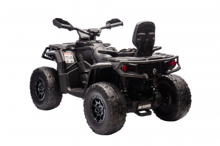 ATV electric Premier 4x4 Can-Am Outlander, 2 copii, 24V, roti cauciuc EVA, negru [7]