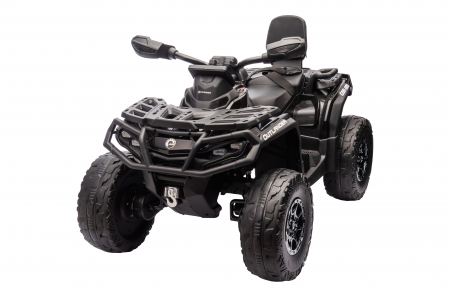 ATV electric Premier 4x4 Can-Am Outlander, 2 copii, 24V, roti cauciuc EVA, negru [14]