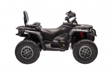 ATV electric Premier 4x4 Can-Am Outlander, 2 copii, 24V, roti cauciuc EVA, negru [10]