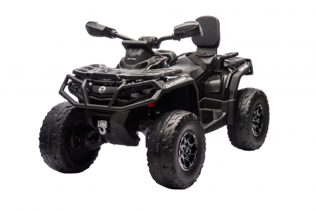 ATV electric Premier 4x4 Can-Am Outlander, 2 copii, 24V, roti cauciuc EVA, negru [5]